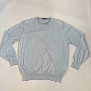 Barbour crewneck cotton sweater, size large